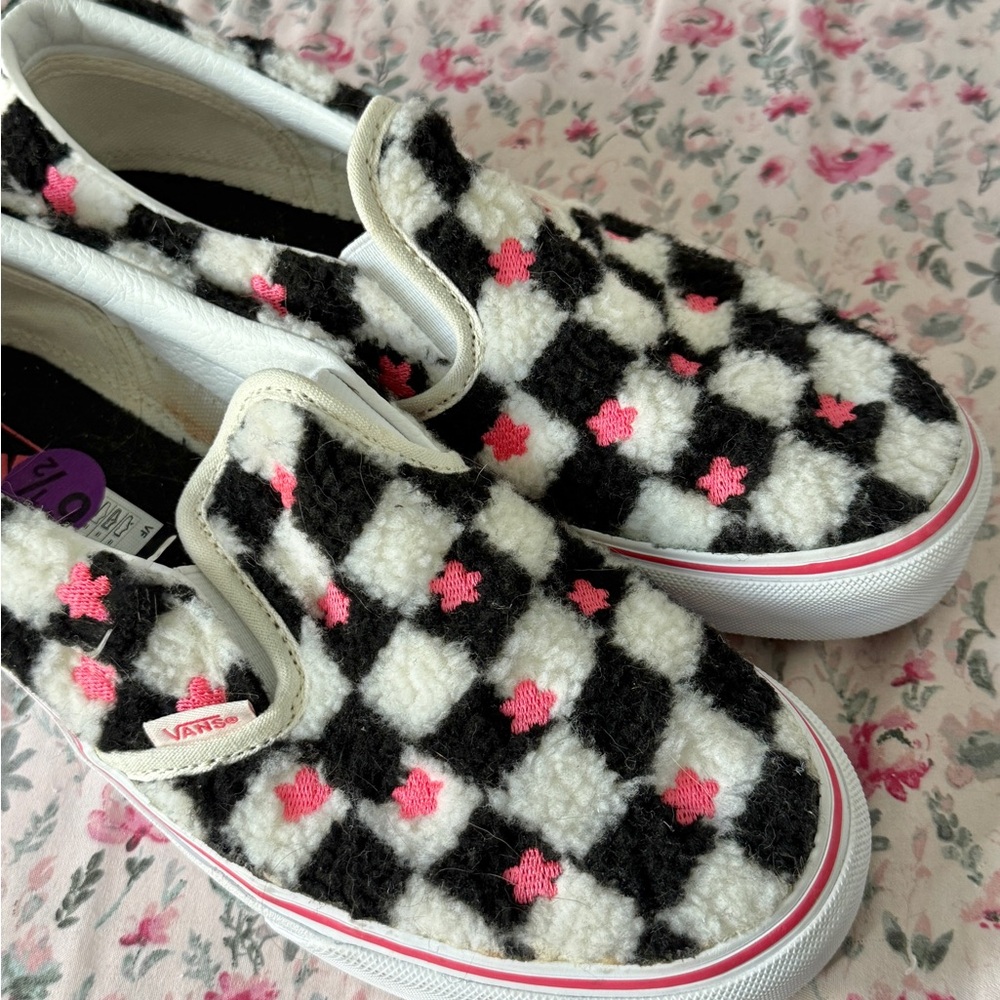 Vans furry shoes